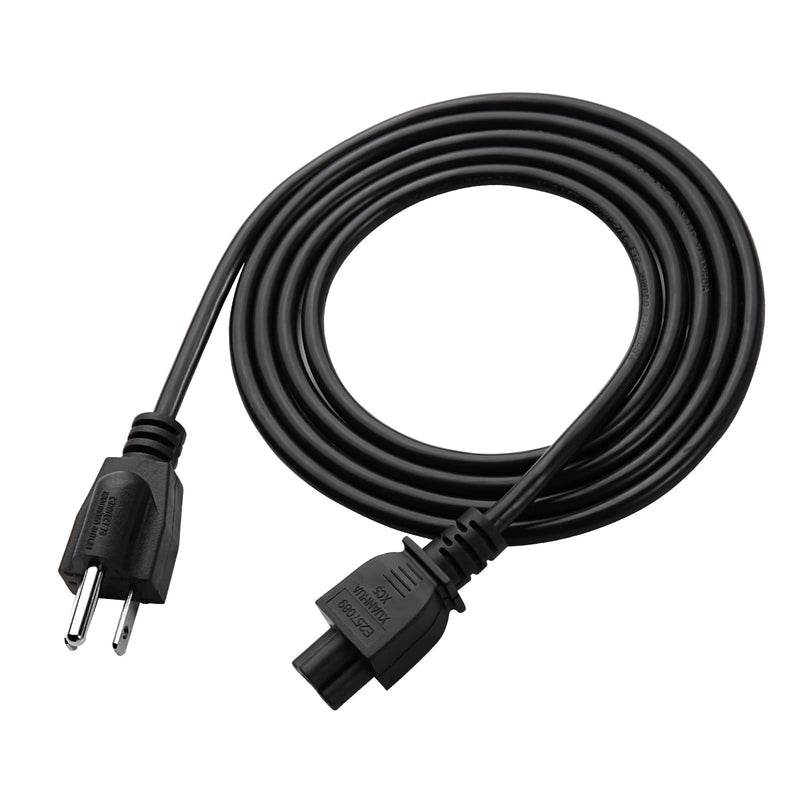  [AUSTRALIA] - 3 Prong TV Power Cord Cable for LG LED LCD Smart TV, IEC-60320 IEC320 C5 to NEMA 5-15P (12Ft) 12Ft