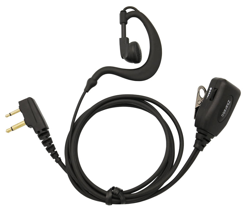  [AUSTRALIA] - Walike Talkie Earpiece with Mic G Shape Adjustable Volume Headset Compatible with Midland GXT1000VP4 LXT118 LXT500VP3 LXT600VP3 GXT1050VP4 GXT1000XB (10 Pack)