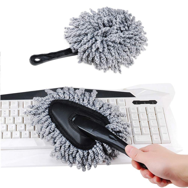  [AUSTRALIA] - IPELY 2 Pack Super Soft Microfiber Car Dash Duster Brush for Car Cleaning Home Kitchen Computer Cleaning Brush Dusting Tool