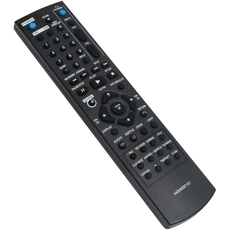  [AUSTRALIA] - AKB36097101 Remote Control Replacement-AKB36097101 Replace Remote Control fit for LG DVD VCR Recorder RC897T RC797T RC389H RC700N RC397HM RC397H RC286H RC286H-M RC297H RC297H-M RC397H-M Remote Control