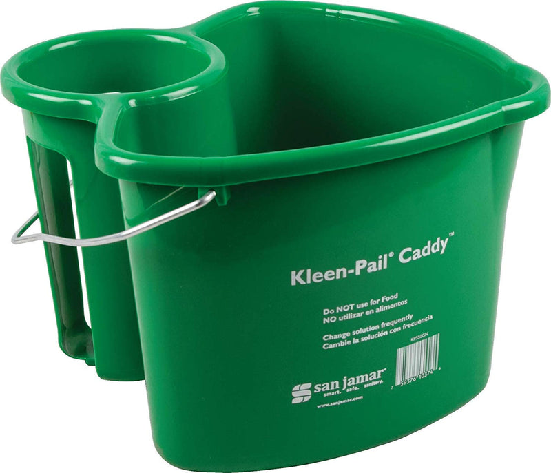 Carlisle KP550GN Kleen-Pail Commercial Cleaning Caddy Only, Green - LeoForward Australia