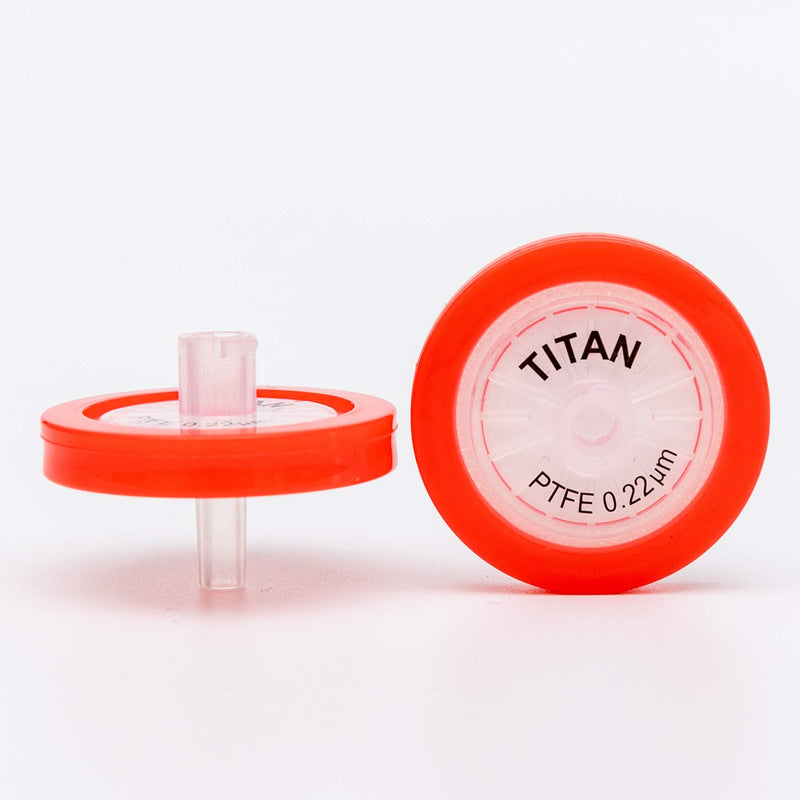 Adamas-Beta Syringe Filter PTFE Membrane 25mm Diameter 0.22um Pore Size Pack of 100 0.22μm 25mm - LeoForward Australia