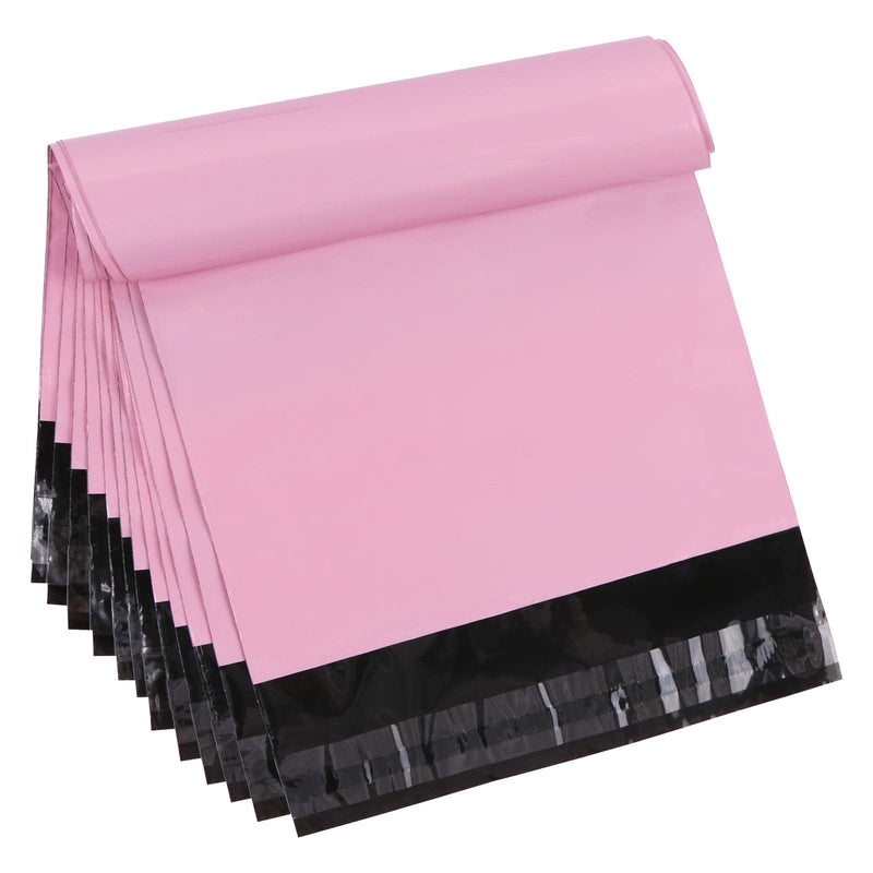  [AUSTRALIA] - Yoodelife 6.7 x 9.45 inch Poly Mailer Envelopes Shipping Bags with Self Adhesive, Waterproof and Tear-Proof Postal Bags, Pink (50 pcs)