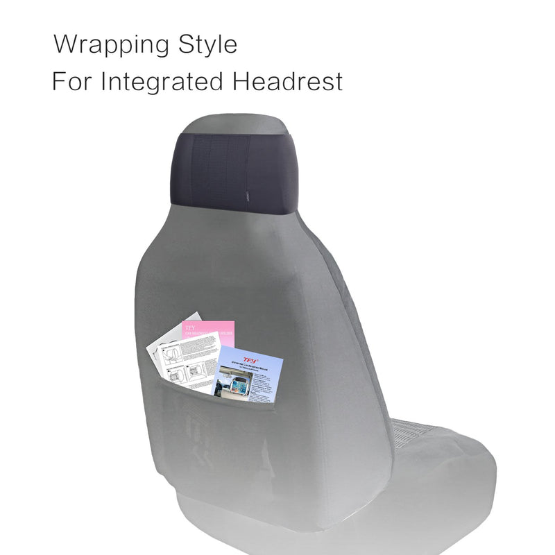  [AUSTRALIA] - TFY Car Headrest Mount Silicon Holder for Game Machine Nintendo Switch and Other tablets Black