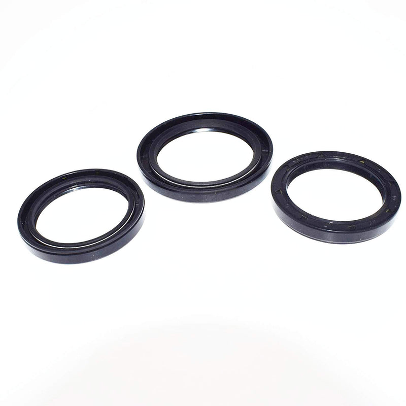 Morii New 3PCS Crankshaft Oil Seal, Crankshaft Seal Front Set Kit 90311-46001 90311-40020 Replacement for Toyota Lexus GS300 IS300 Supra 3.0L 1992-2005 90311-40022 - LeoForward Australia