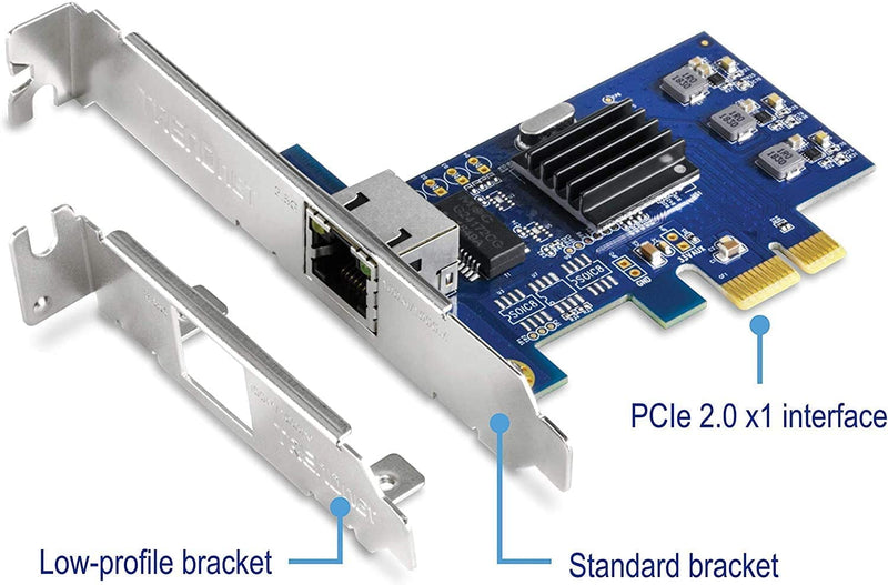  [AUSTRALIA] - TRENDnet 2.5Gase-T PCIe Network Adapter, TEG-25GECTX ( Renewed)