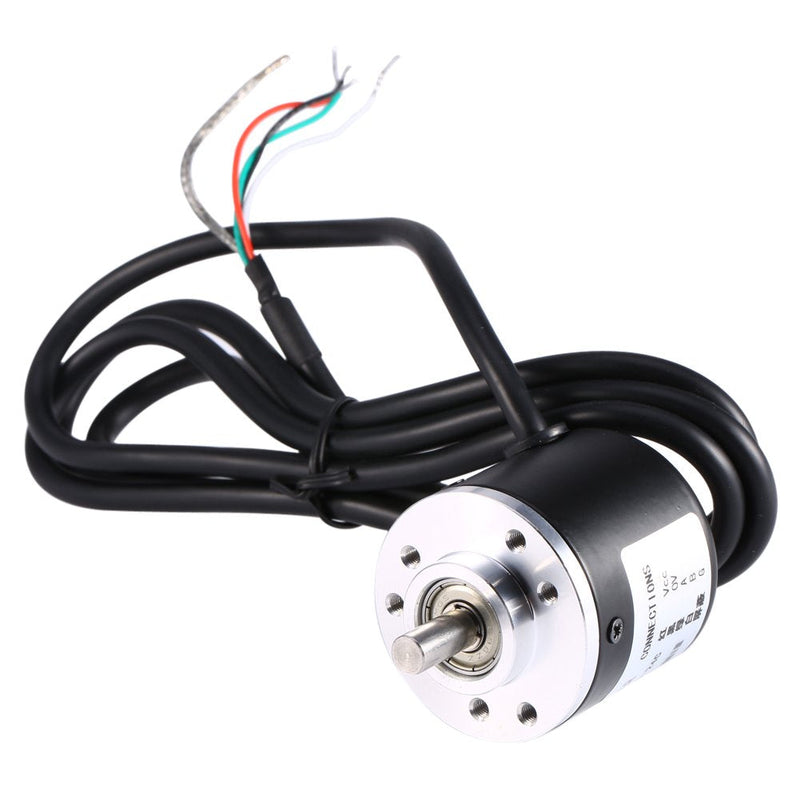  [AUSTRALIA] - 600P/R incremental rotary encoder, 2-phase photoelectric encoder 5V-24V, shaft 6mm encoder wide voltage power supplies