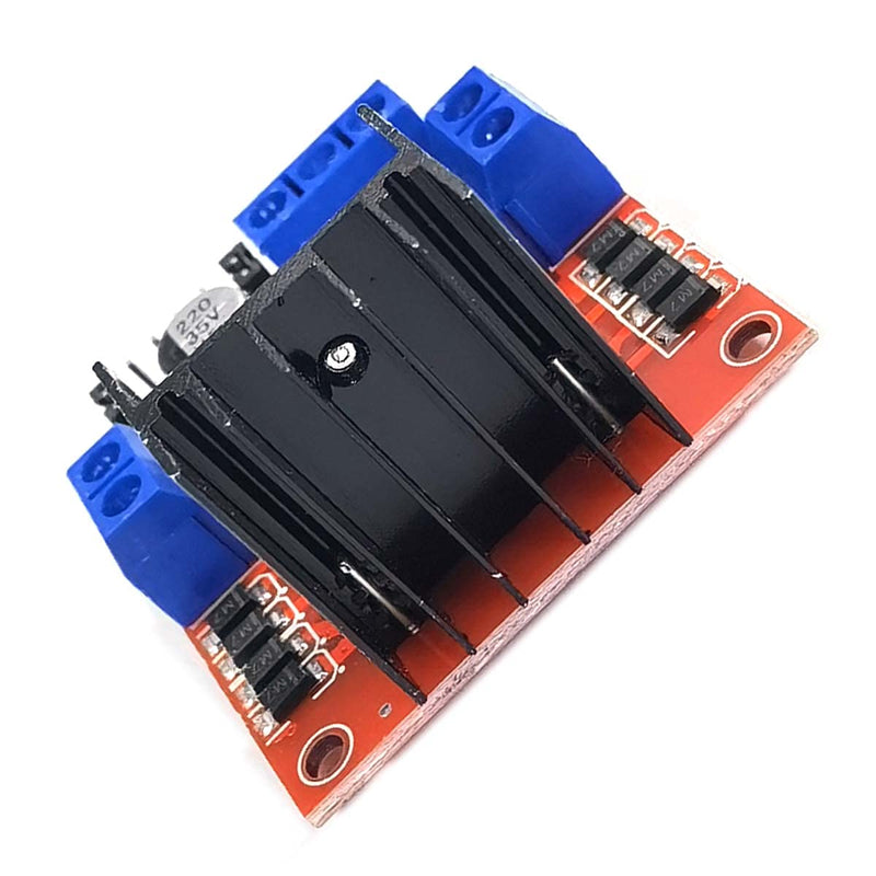  [AUSTRALIA] - Kiro&Seeu 5PCS L298N Motor Drive Controller Board Module Dual H Bridge DC Stepper Motor Compatible with Ar-duino Electric Projects Smart Car UNO MEGA R3 Mega2560 (298N-MD-5pcs)