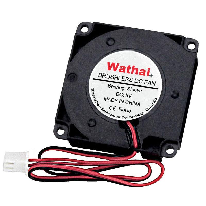  [AUSTRALIA] - 2Packs Wathai DC Blower Fan 4010 Radial Cooling Fan 5V 2 Pin DC 40mm x 10mm