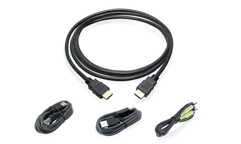  [AUSTRALIA] - IOGEAR HDMI, USB KVM Cable Kit with Audio (TAA), 6-Foot G2L802UTAA3