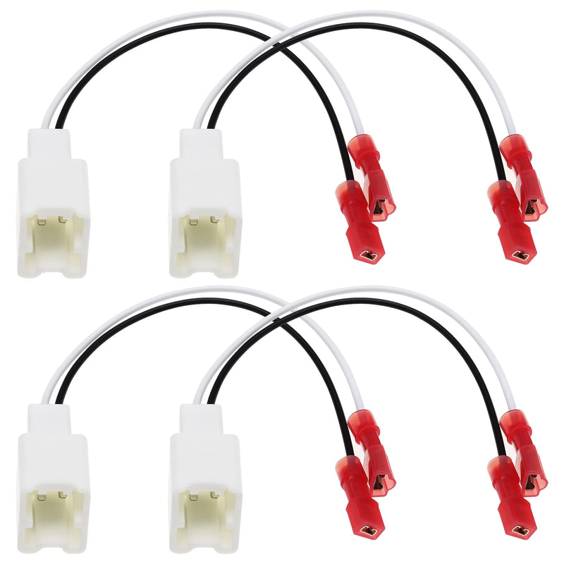  [AUSTRALIA] - 4Pcs Car Speaker Connector Harness Adapter Replacement 72-7401 Compatible with Nissan Murano/Armada/Cube/Frontier/Juke Speaker Adaptor Wire Cable Connector