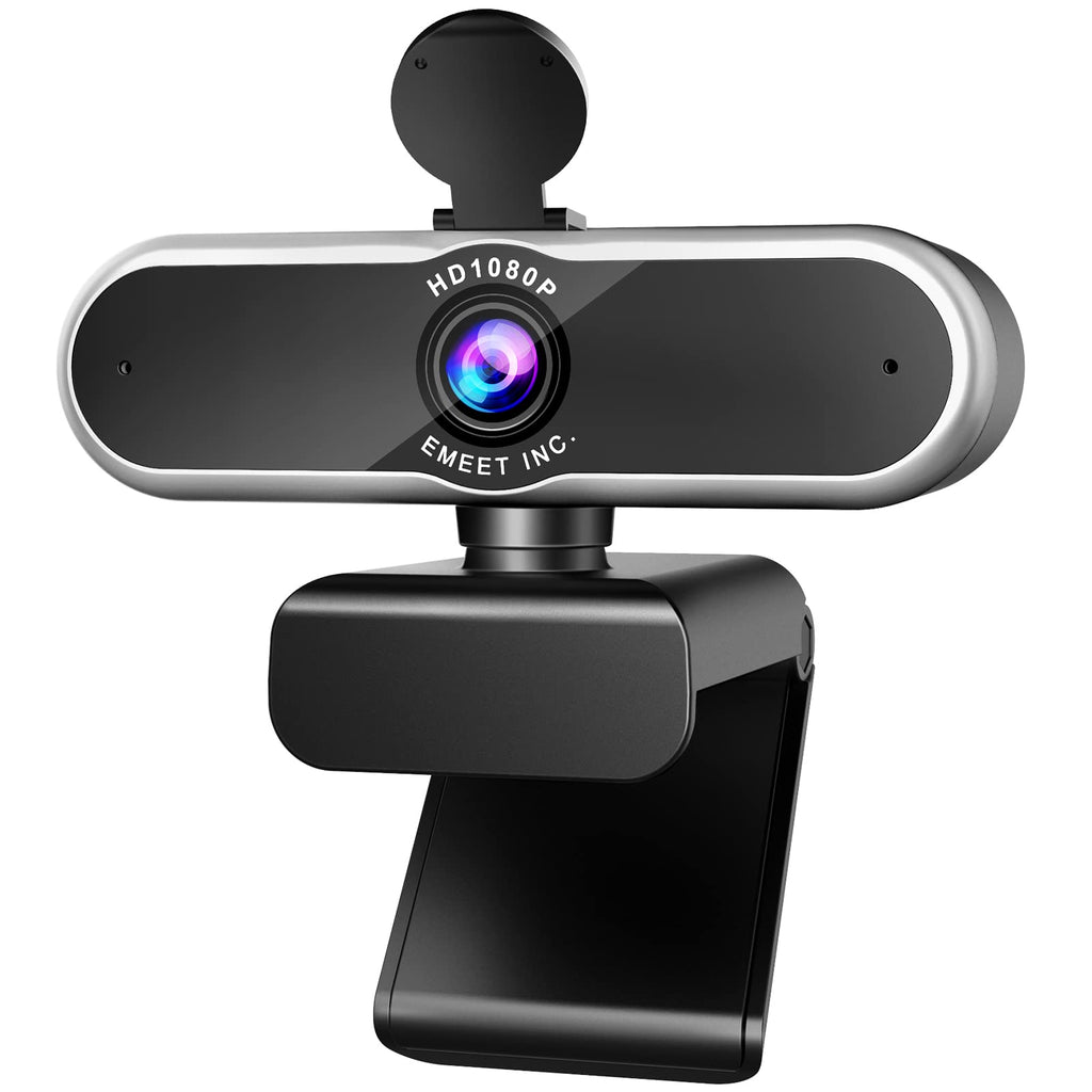  [AUSTRALIA] - 1080P Webcam with Microphone - 96° Ultra Wide Angle Webcam Auto Focus Webcam with Privacy Computer Camera Cover,eMeet C965 PC Camera for Online Meeting/Classes/Streaming,Zoom/Skype/YouTube