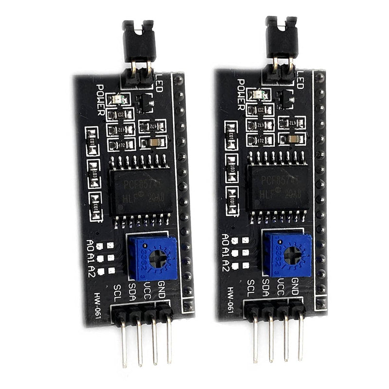  [AUSTRALIA] - KIRO&SEEU 2pcs 1602 LCD 2004 20x4 i2c LCD Display Adapter IIC//TWI/SPI/I2C Serial Interface Module Shield Compatible with Arduino UNO R3 MEGA2560