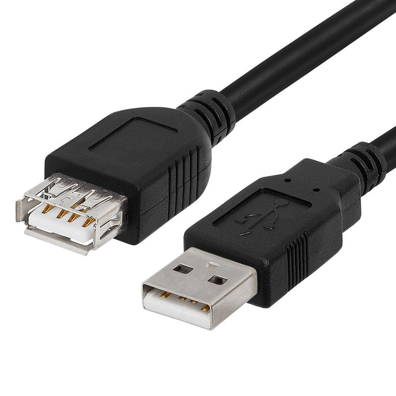  [AUSTRALIA] - Cmple - High Speed USB to USB Extension Cable - Flexible Extender Cord - A Male to A Female Adapter Cable - USB 2.0 Extension Cable - 10 Feet Black 10FT