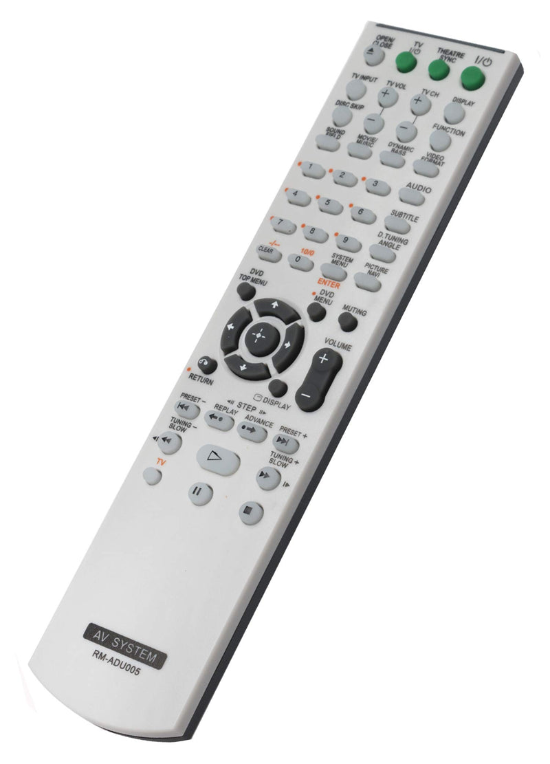New RM-ADU005 Replace AV System Remote fit for Sony DAV-DZ630 HCD-DZ630 DAV-HDX265 HCD-HDX265 HCD-DZ231 DAV-HDZ235 HCD-HDZ235 DAV-DZ30 DAV-DZ530 DVD Home Theatre System - LeoForward Australia