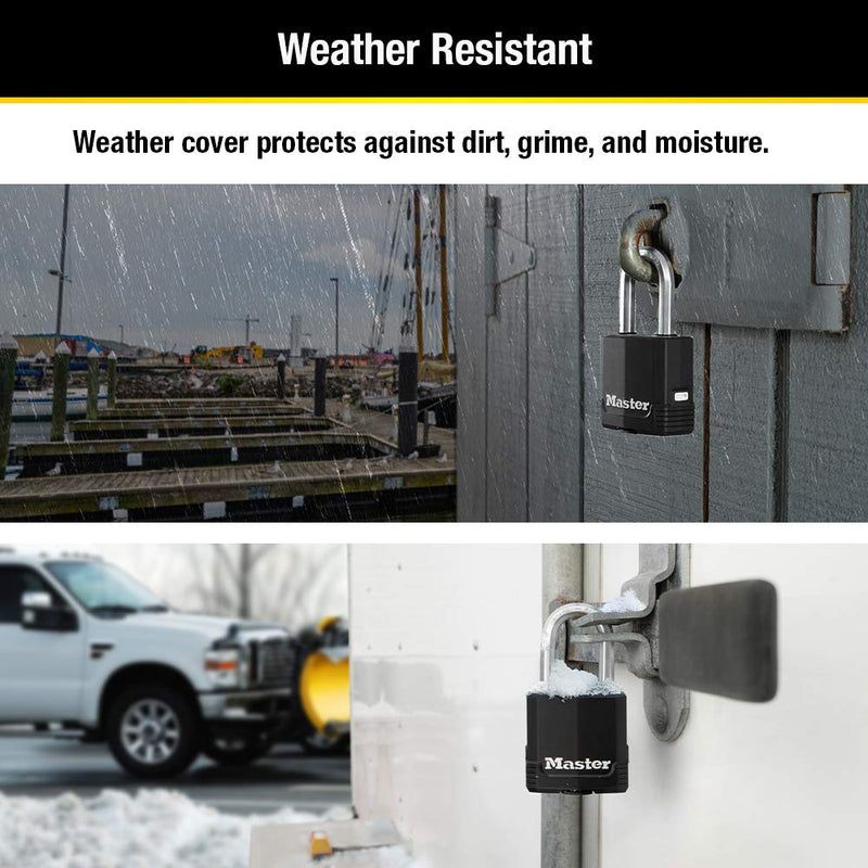  [AUSTRALIA] - Master Lock M115XDLF Magnum Heavy Duty Outdoor Padlock with Key, 1 Pack