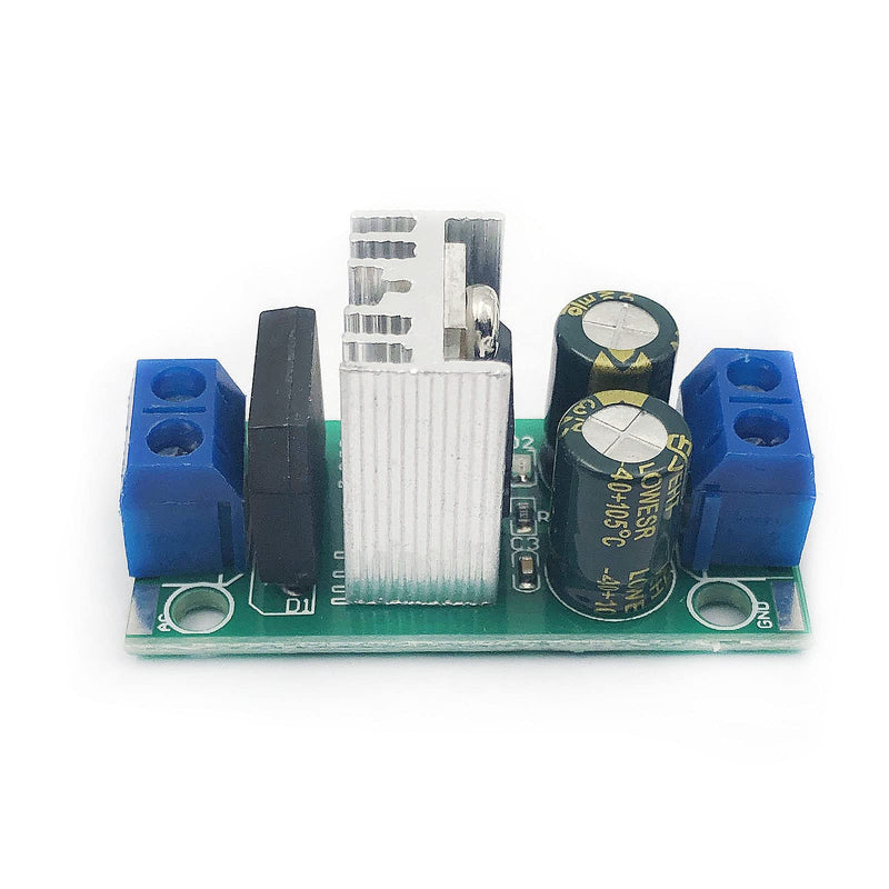  [AUSTRALIA] - FainWan 2PCS Three Terminal Voltage Regulator Module LM7812 DC or AC to DC 12V Output 1.2A Max Power Supply Module Terminal and 5x2 Pins Output