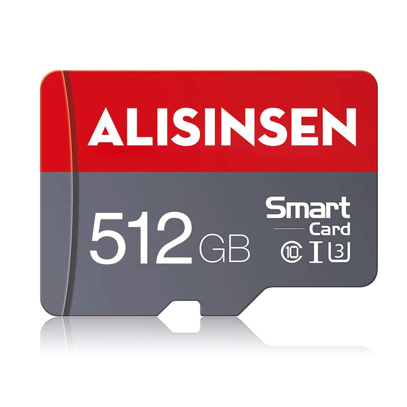  [AUSTRALIA] - 512GB Micro SD Card with SD Adapter (Class 10 High Speed) Micro SD Memory Cards for Computer,Game Console, Dash Cam, Camcorder, Surveillance