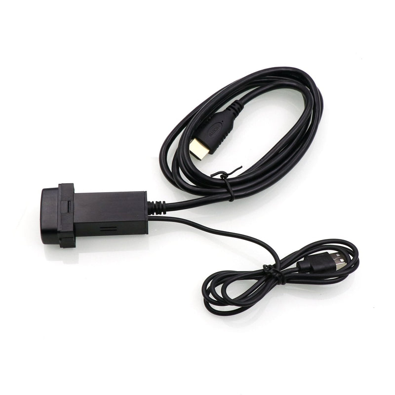  [AUSTRALIA] - Timloon HDMI Socket Mount Cable +USB Audio Input Use for Mitsubishi