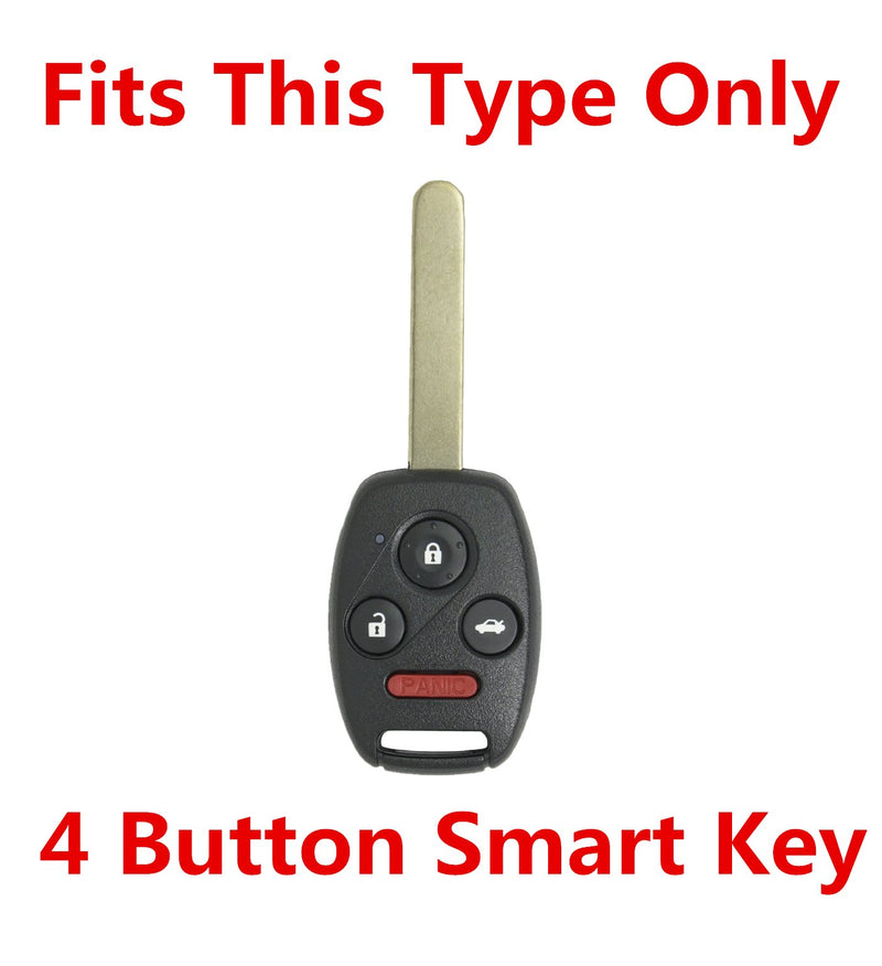  [AUSTRALIA] - Rpkey Silicone Keyless Entry Remote Control Key Fob Cover Case protector For Honda Accord Accord Crosstour CR-V Civic Element Pilot OUCG8D-380H-A N5F-S0084A N5F-A05TAA