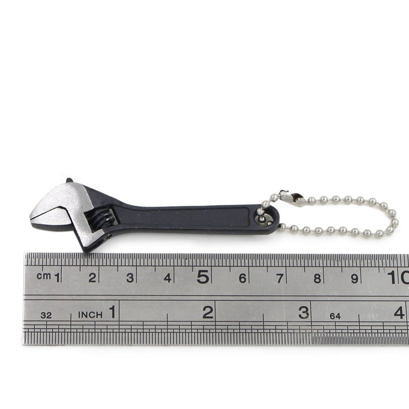  [AUSTRALIA] - Mini Size 2.5" 2.5 inch Adjustable Spanner Nut Wrench Tool Jaw Capacity 0~10mm Black 2.5"