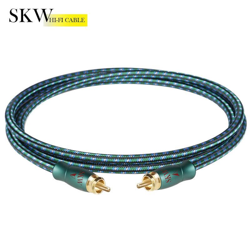  [AUSTRALIA] - SKW Entry Level HC Series RAC to RCA Subwoofer Cable 6.5ft/2M