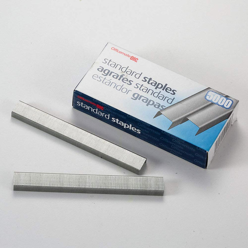  [AUSTRALIA] - Officemate Standard Staples, 210 per Strip, 20 Sheets Capacity, 5,000 per Box (91900)