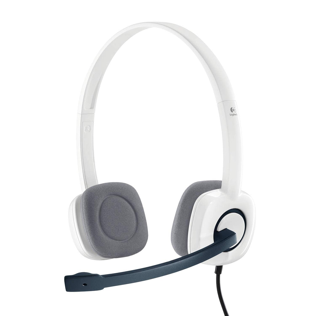  [AUSTRALIA] - Logitech Stereo Headset H150 with Noise Cancelling Mic - Bulk Packaging - Cloud White