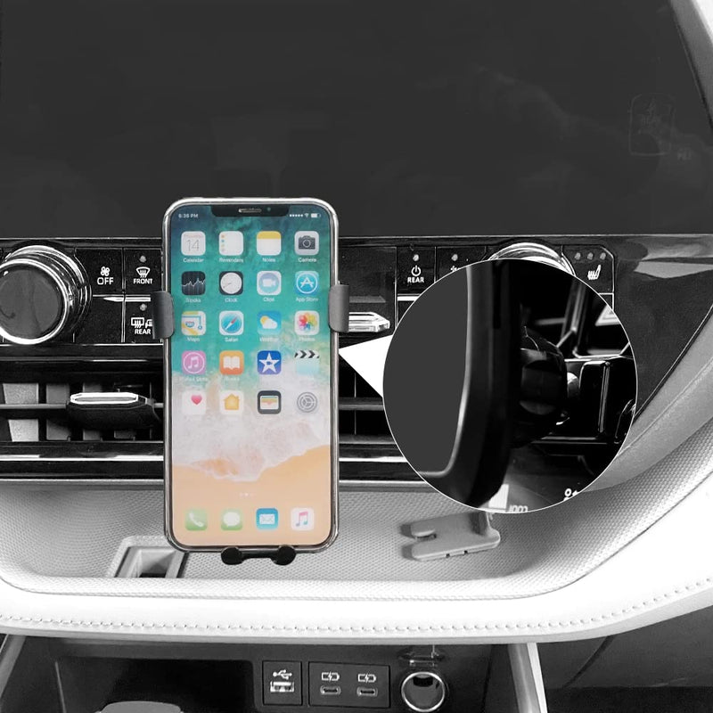  [AUSTRALIA] - BEHAVE Car Phone Holder fit for Toyota Highlander,Air Vent Phone Mount fit for New Toyota Highlander 2021 Custom fit Phone Mount Compatible for All Phone