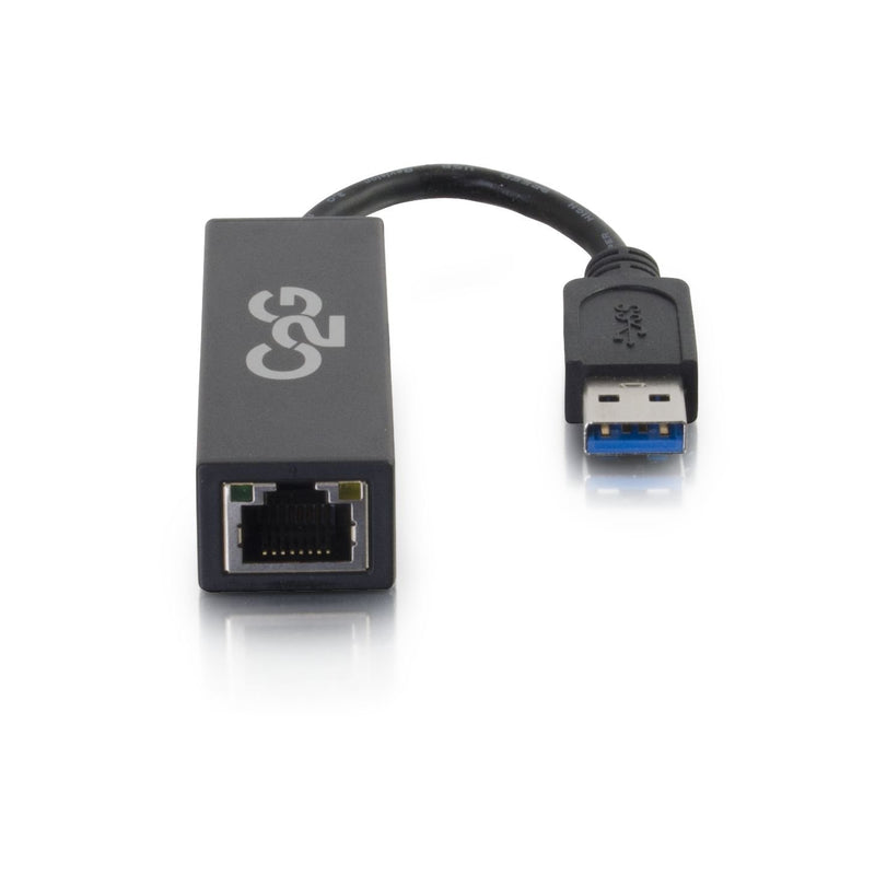 C2G USB Adapter, USB 3.0 to Gigabit Ethernet Network Adapter, Black, Cables to Go 39700 USB 3.0 to Ethernet Adapter - LeoForward Australia