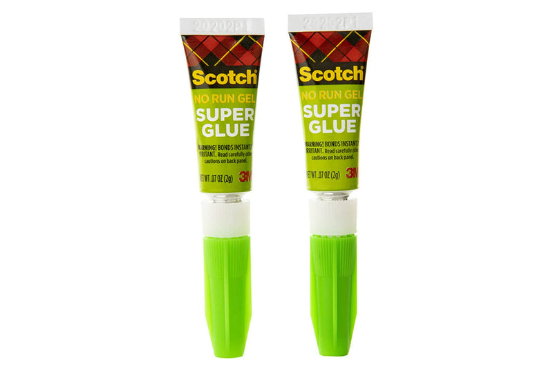  [AUSTRALIA] - Scotch Super Glue Gel, .07 oz, 2-Pack, Dries Quickly with a Permanent Hold (AD112)