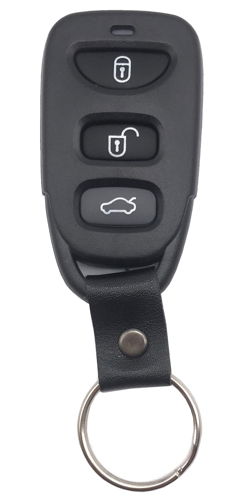 Replacement Key Fob Case Shell Fit for Hyundai Elantra Accent Sonata Kia Optima Keyless Entry Remote Car Key Housing Casing Outer Cover 3 Button + Panic (2) 2 - LeoForward Australia
