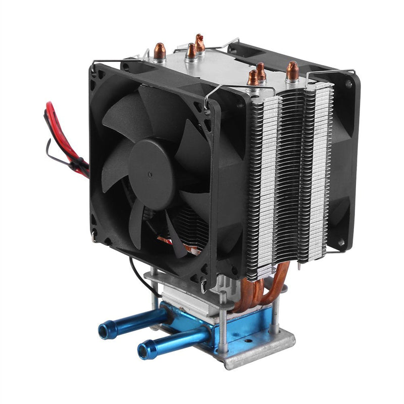  [AUSTRALIA] - 12V Semiconductor Refrigeration Cooler Thermoelectric Peltier Water Cooling System DIY Device with Fan