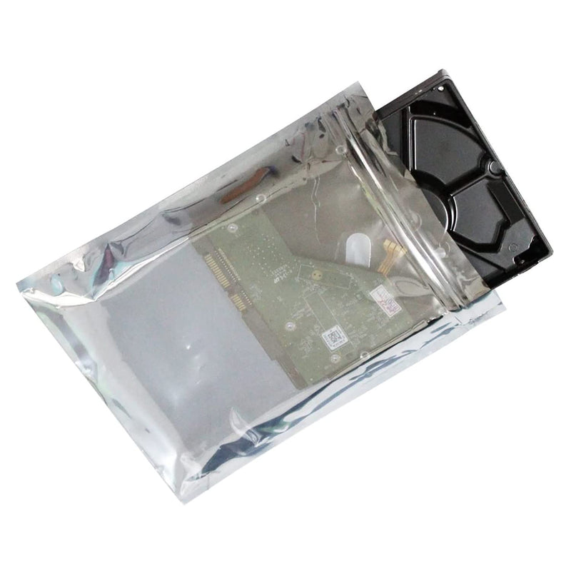  [AUSTRALIA] - Antistatic Bags ESD Shielding Bag with Anti-Static Labels for Hard Drive SSD HDD Motherboard Video Card RAM Electronic Devices (50pc ziplock 6 * 8 in) 50pc ziplock 6*8 IN