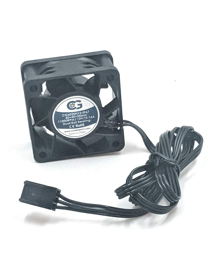  [AUSTRALIA] - Coolerguys 40mm (40x40x20) High Airflow Waterproof IP67 12v Small Fan