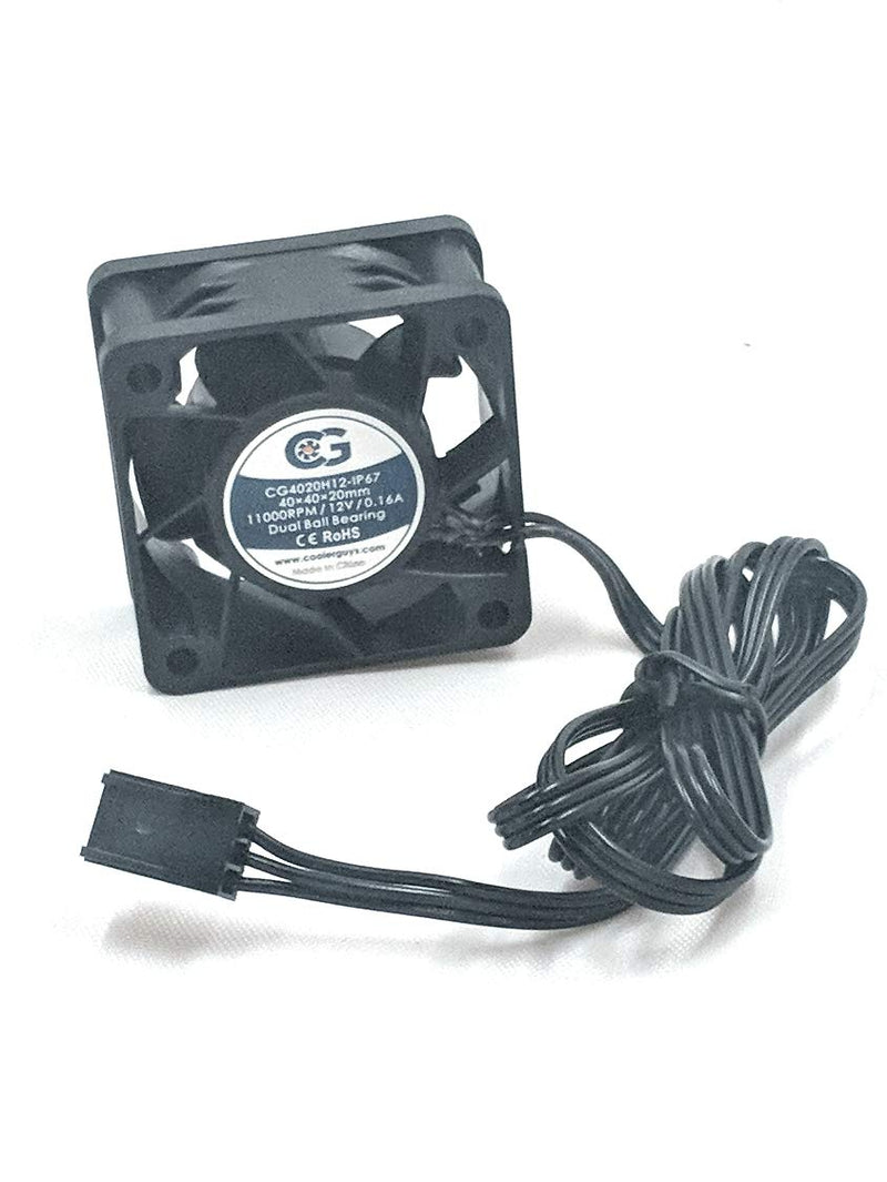  [AUSTRALIA] - Coolerguys 40mm (40x40x20) High Airflow Waterproof IP67 12v Small Fan