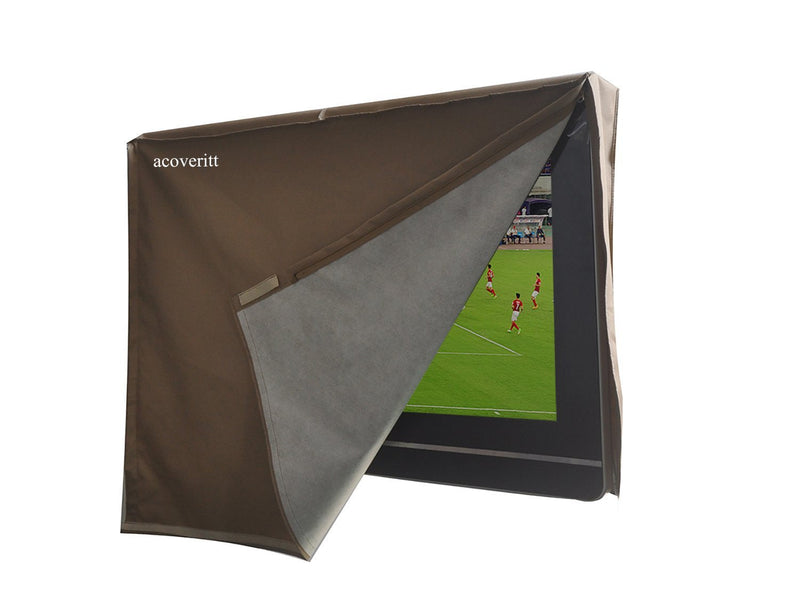  [AUSTRALIA] - A1Cover Outdoor 40"-43" TV Set Cover,Scratch Resistant Liner Protect LED Screen Best-Compatible with Standard Mounts and Stands (Tan) … 40"-43" Tan