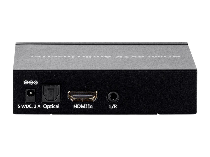  [AUSTRALIA] - Monoprice 113347 BlackbirdTM 4K Series HDMI Audio Inserter, Black
