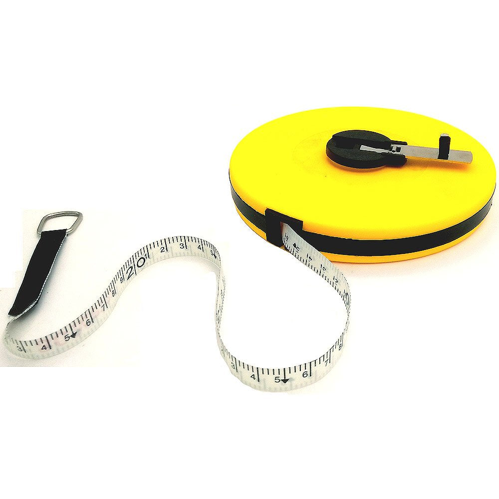  [AUSTRALIA] - Sport Art 30M tape measure Soft fiber tape Leather tape Leather tape ruler， Hand cranked tape measure Construction site measuring ruler