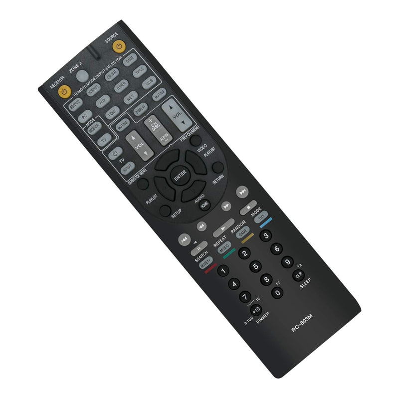 New RC-803M Replace Remote Control RC803M fit for Onkyo AV Receiver Home Theater System TX-NR609 TX-NR609B HT-S8409 HT-S7409 TXNR609 - LeoForward Australia