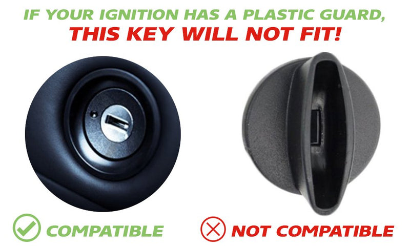  [AUSTRALIA] - KeylessOption Keyless Entry Remote Control Fob Uncut Blank Ignition Car Key Replacement for CWTWB1U793