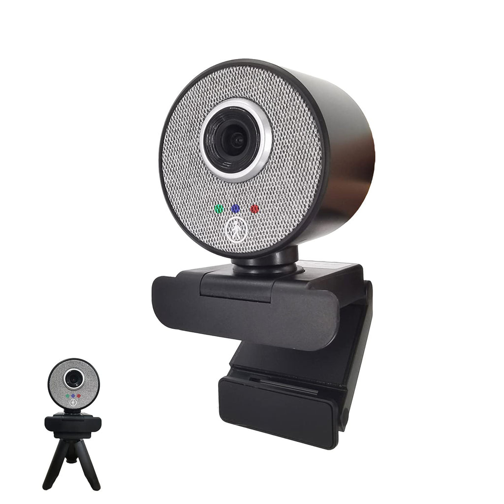  [AUSTRALIA] - Aizami Streaming Webcam 1080p Auto Tracking Web Camera with Tripod Plug Play Computer Webcam Touch Control Computer Camera for Living Broadcast Calling Conferencing Gaming Skype/Facebook/YouTube/OBS