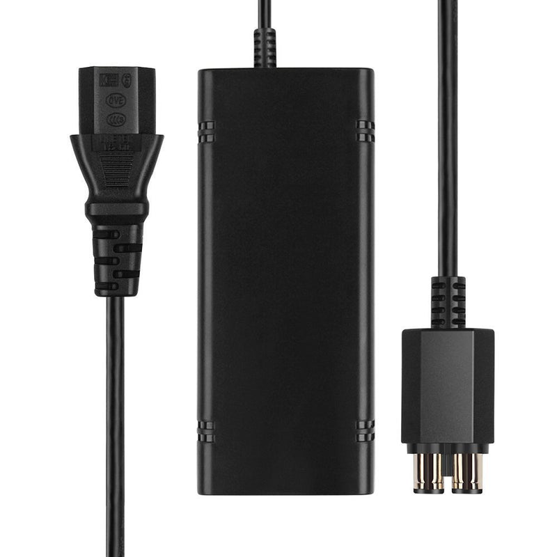  [AUSTRALIA] - [Updated Version] Power Supply Charger Cord for Xbox 360 Slim Auto Voltage (Black)