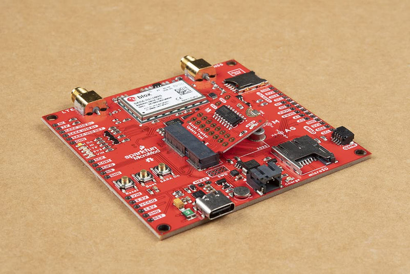  [AUSTRALIA] - SparkFun MicroMod Update Tool-CH340C USB-Serial Converter 8 Pairs of PTH Connections w/Split pad Jumper Links 3.3V Interface MicroMod Asset Tracker Carrier Board or SARA-R510M8S Module USB-C