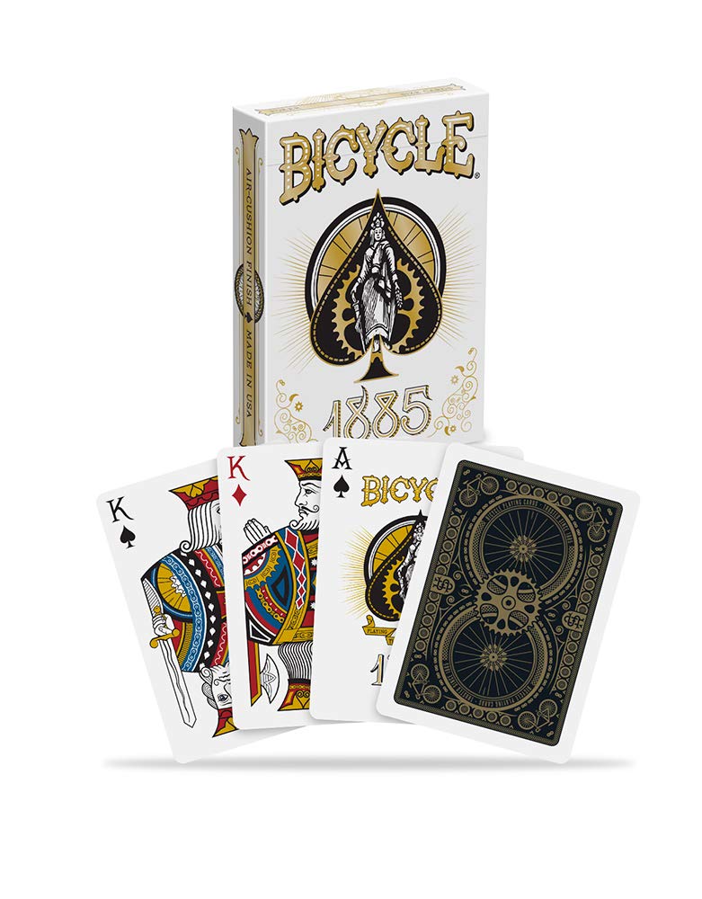 Bicycle 1885 Anniversary Playing Cards (packaging may vary) , White Bicycle 1885 - LeoForward Australia