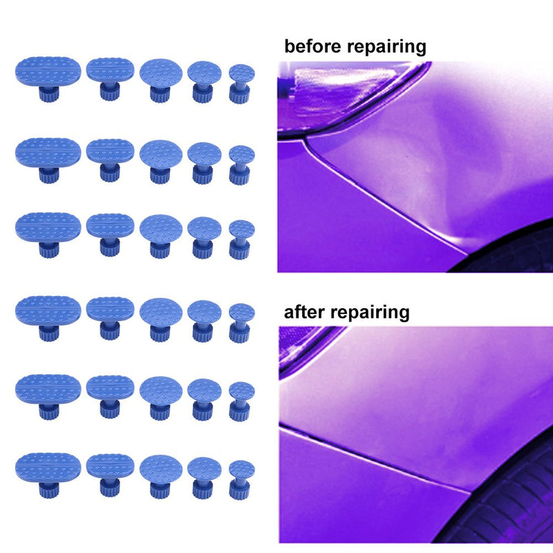  [AUSTRALIA] - Keenso 30pcs Puller Tabs Car Body Dent Removal Pulling Tabs Paintless Repair Tools Glue Puller Tabs