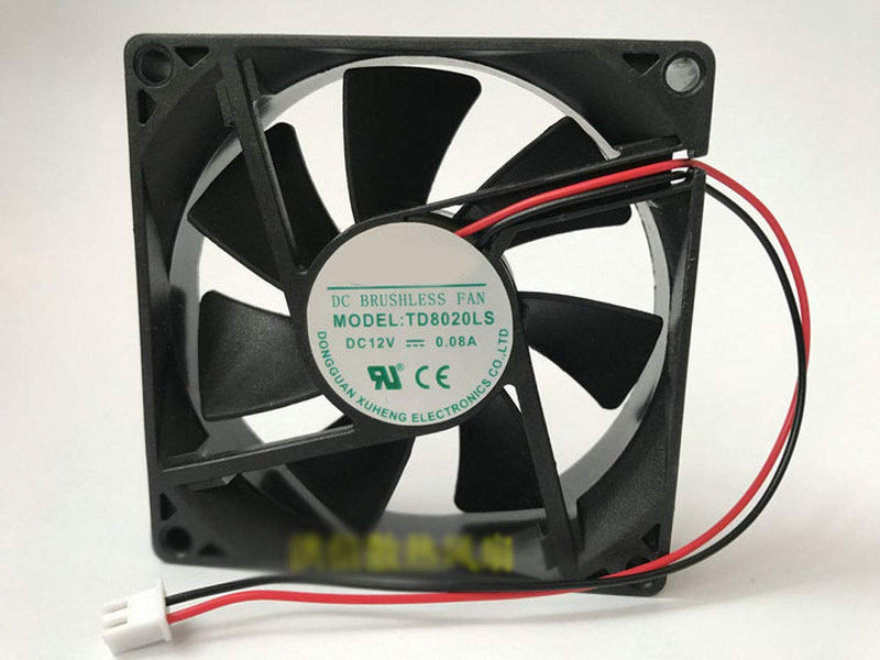  [AUSTRALIA] - TD8020LS 12V 0.08A 8CM Water Dispenser Fan 808020MM Silent Fan