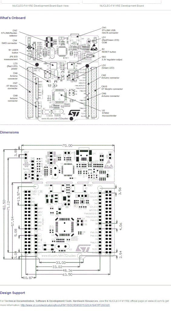  [AUSTRALIA] - Waveshare STM32 Board Nucleo NUCLEO-F411RE STM32F411RE STM32 Development Board Integrate ST-LINK/V2-1 Debugger/Programmer