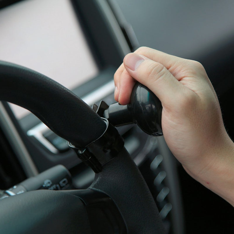  [AUSTRALIA] - WINOMO Steering Wheel Spinner Black Steering Wheel knob Auxiliary Booster Aid Control Handle Ball