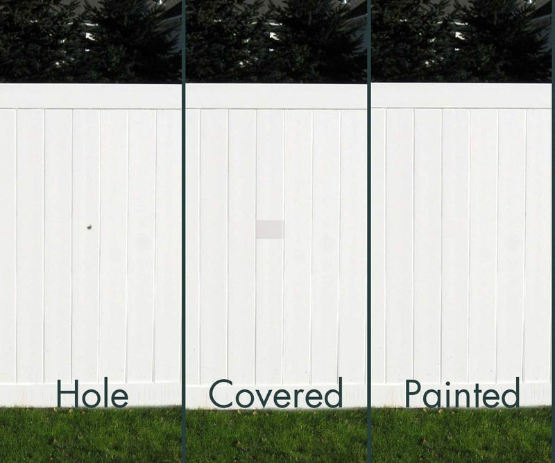  [AUSTRALIA] - Guppyhill Vinyl Siding Repair Kit, Cover Any Cracks, Holes, or Blemishes on Vinyl Siding (6 Patches) 6 patches